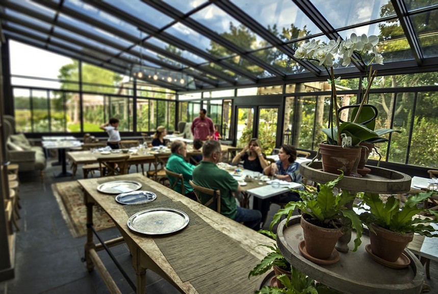 Our Solarium with views of the garden and the sky